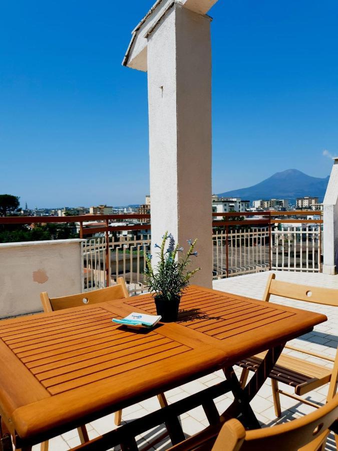 スカファーティRenovated Loft With Vesuvio View Terraceアパートメント エクステリア 写真
