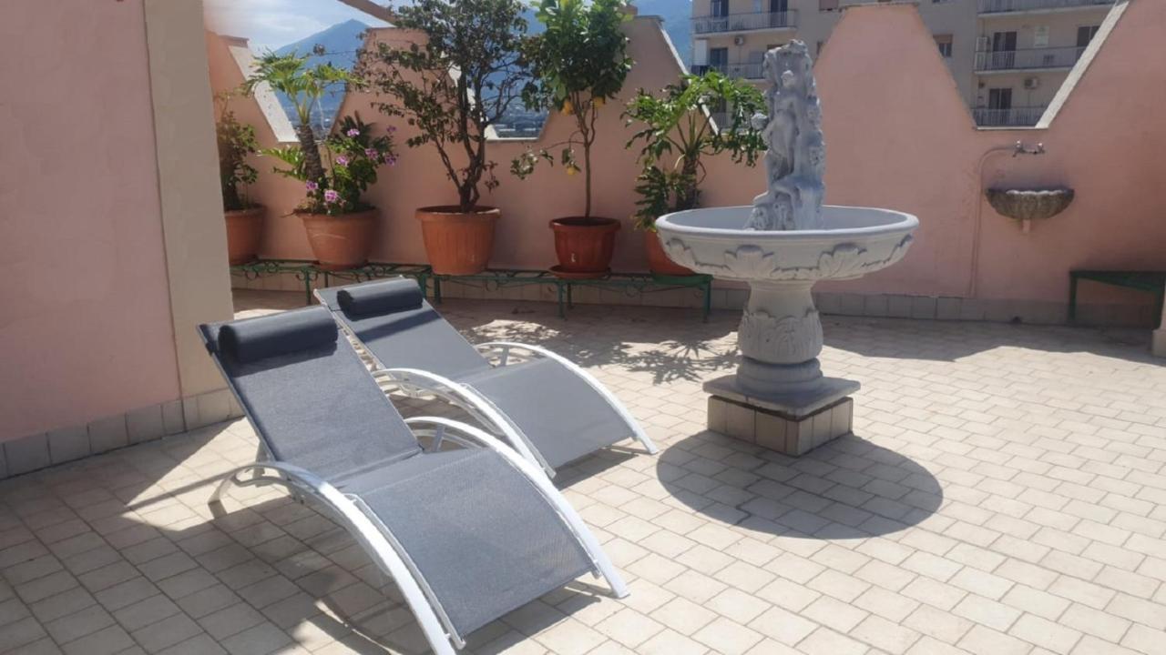 スカファーティRenovated Loft With Vesuvio View Terraceアパートメント エクステリア 写真